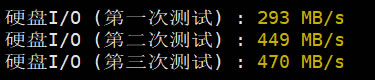 搬瓦工洛杉矶CN2 GIA IO硬盘读写测试